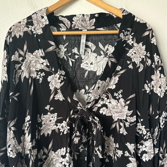 Spiritual Gangster Kimono Womens One Size Floral Cover Up Maya Bohemian Robe - Picture 7 of 16